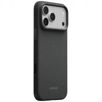 Pouzdro PITAKA Summa pro iPhone 18 Pro Max / 17 Pro Max – černošedé