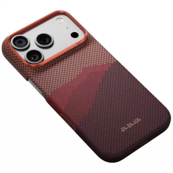 Pouzdro PITAKA Edge Case Over the Horizon MagSafe pro iPhone 18 Pro / 17 Pro – Autumn Dusk