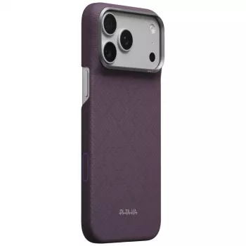 Pouzdro PITAKA Edge Case PTKWeaving-Charoite MagSafe pro iPhone 18 Pro Max / 17 Pro Max – Charoite Purple