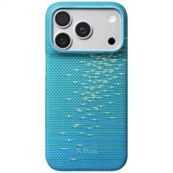 Pouzdro PITAKA Edge Case MagSafe pro iPhone 18 Pro / 17 Pro - Lucid Blue