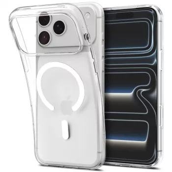 Pouzdro SPIGEN Liquid Crystal MagSafe pro iPhone 17 Pro / 18 Pro – čiré