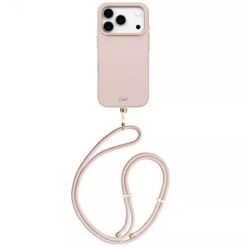 Magnetické nabíjecí pouzdro UNIQ Coehl Mirelle pro iPhone 17 Pro – růžové
