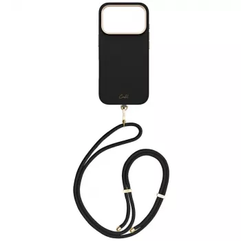 Pouzdro UNIQ Coehl Mirelle s magnetickým nabíjením pro iPhone 17 Pro, ebenové