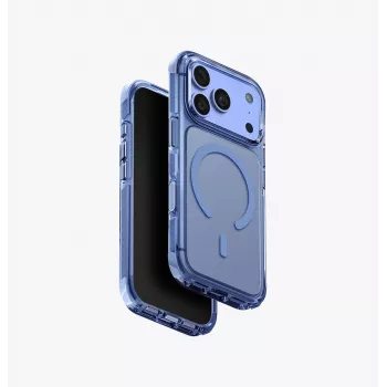 Pouzdro UNIQ Combat Magclick Charging pro iPhone 18 Pro / 17 Pro, modré