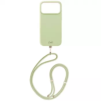Pouzdro UNIQ Coehl Mirelle MagSafe pro iPhone 17 Pro Max, zelené s květinovým vzorem