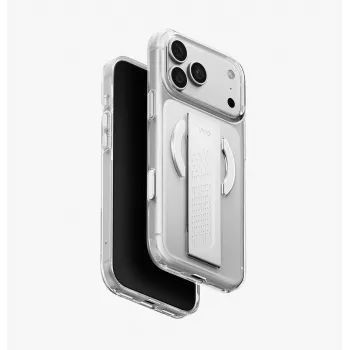 Pouzdro UNIQ Heldro Air MagClick Charging pro iPhone 18 Pro Max / 17 Pro Max, vínové
