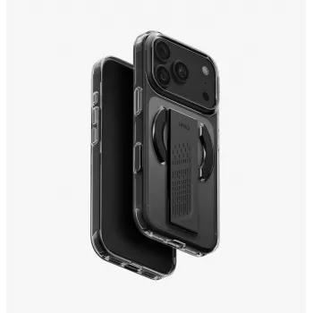 Pouzdro UNIQ Heldro Air pro iPhone 18 Pro / 17 Pro MagClick Charging, Tinted Smoke