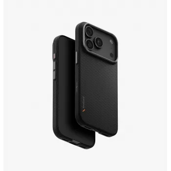 Pouzdro UNIQ Keva EDGE MagClick Charging pro iPhone 18 Pro / 17 Pro, černé