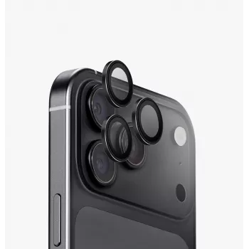 Ochrana objektivu fotoaparátu UNIQ Optix Aluguard (DX2) pro iPhone 18 Pro / iPhone 18 Pro Max, iridescentní s aplikátorem