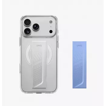 Pouzdro UNIQ Heldro Air MagClick Charging pro iPhone 18 Pro Max / 17 Pro Max, průhledné