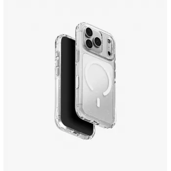 Nabíjecí pouzdro UNIQ LifePro Xtreme MagClick pro iPhone 18 Pro / 17 Pro – průhledné