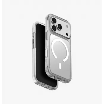 Nabíjecí pouzdro UNIQ Combat Magclick pro iPhone 18 Pro / 17 Pro – bílé