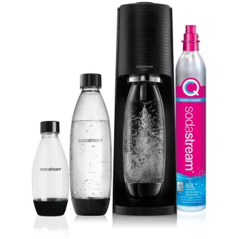 Výrobník perlivé vody SodaStream Terra Megapack černý se 3 lahvemi a CO2 lahví Quick Connect