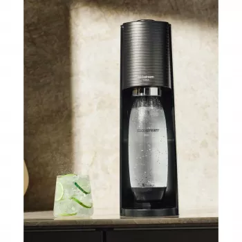 Výrobník perlivé vody SodaStream Terra Megapack černý se 3 lahvemi a CO2 lahví Quick Connect