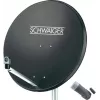 SCHWAIGER SAT systém 80 cm 1 účastník Single-LNB Antracit