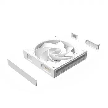 Ventilátor Zalman ZM-DF120R White 120 mm Reverse Daisy Chain ARGB PWM