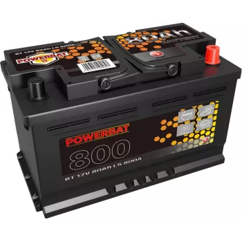 POWERBAT L4 12V 80Ah AGM Start-Stop baterie