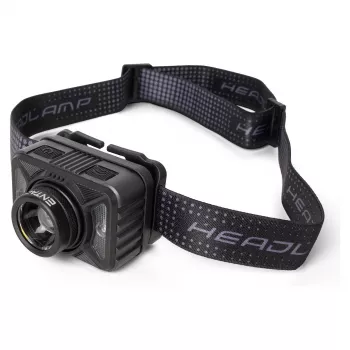 Čelová svítilna ENTAC EHL-ZH-10W-R Zoom s nabíjecí baterií 10W a pohybovým senzorem