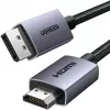 Aktivní konverzní kabel UGREEN HDMI na DisplayPort 4K 30Hz 3m černý