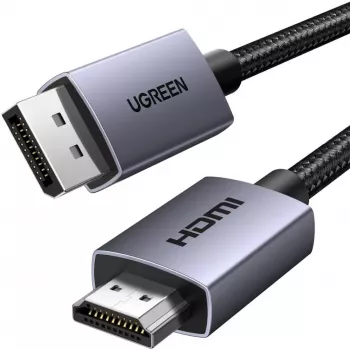 Aktivní konverzní kabel UGREEN HDMI na DisplayPort 4K 30Hz 3m černý
