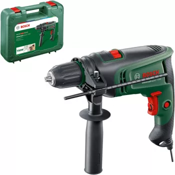 Příklepová vrtačka Bosch UniversalImpact 7500, 750 W, zelená/černá, s kufrem (0603313401)