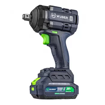 WUBER W04604 Brushless Impact Wrench, 20 V