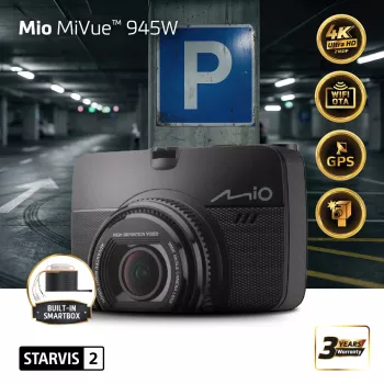 Palubní kamera Mio MiVue 945W Premium 4K, STARVIS 2, Wi-Fi, GPS