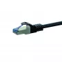 Patch kabel DSIT Cat6a S/FTP, 50 m, černý, LSZH