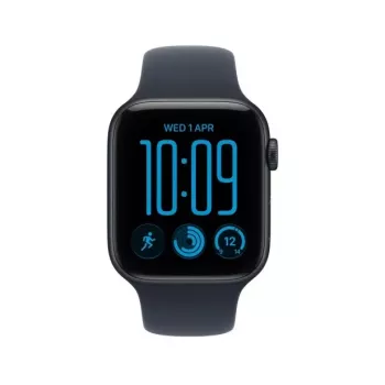 Chytré hodinky Apple Watch SE 3 GPS 44 mm, hliníkové pouzdro Midnight se sportovním páskem Blue - M/L