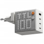 Nabíječka SHARGE Pixel 100 GaN, 100W, 3x USB-C, 1x USB-A - bílá