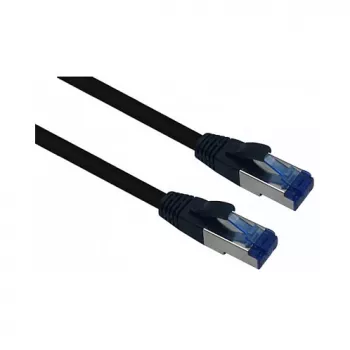 Venkovní patch kabel helos Cat6a RJ45, 1 m, černý
