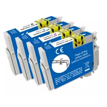Kompatibilní inkoustové kazety G&G Multipack pro Epson T1285 (C13T12854012), černá/azurová/purpurová/žlutá