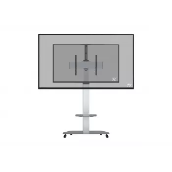 TV vozík celexon Professional Adjust-3270MP pro 32-70 inch ploché obrazovky, hliník/matované sklo, stříbrný