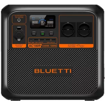 Bluetti AC180P přenosná elektrárna, LiFePO4, 36000 mAh, 1800 W, 16 kg