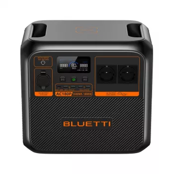 Bluetti AC180P přenosná elektrárna, LiFePO4, 36000 mAh, 1800 W, 16 kg