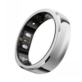 RingConn Smart Ring Gen3 pro ženy a muže - leštěné stříbro velikost 15
