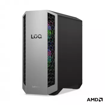 Desktop PC Lenovo LOQ Tower 26ADR10 - AMD Ryzen 7 8745HX, 32 GB RAM, 1 TB SSD, NVIDIA GeForce RTX 5050 8 GB, Windows 11 Home