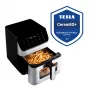 Digitální horkovzdušná fritéza TESLA AirCook DualHeat QD65 XXL s dvojitým ohřevem