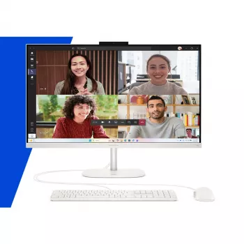 All-in-One PC HP OmniStudio 27-cw0470ng 27 inch FHD - AMD Ryzen AI 7 445, 16 GB RAM, 512 GB SSD, Windows 11 Home (DE), bílý