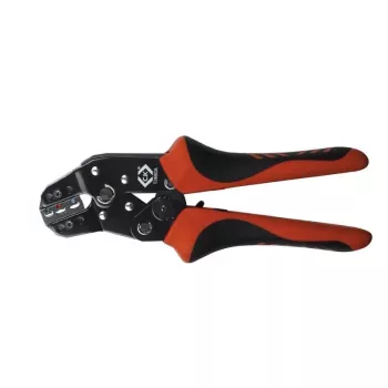 Krimpovací kleště C.K Tools T3680A pro izolované kabelové konektory, 0,25-2,5 mm²