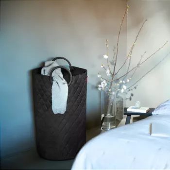 Reisenthel loophome L Basket, Black, Aluminium/Polyester (VT7071)