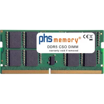 PHS-memory 16GB RAM memory compatible with Asus VivoBook X1504MA-BQ951W DDR5 CSODIMM 6400MHz PC5-51200S