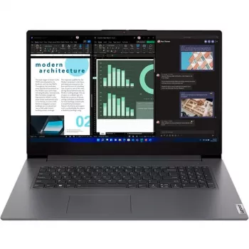 Notebook Lenovo V17 G4 IRU 17,3 inch FHD - Intel Processor U300, 8 GB RAM, 256 GB SSD, bez OS, německá klávesnice (QWERTZ)