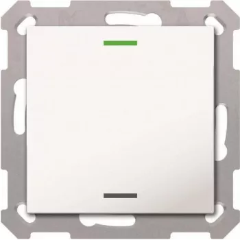 MDT TAL-5501002.02S tlačítkový spínač Light55 1násobný RGBW čistě bílá lesklá Neutral Secure