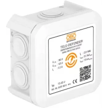 Přepěťová ochrana OBO Bettermann TD-2D-V pro modem/síť, bílá (5081698)