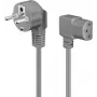 DSIT napájecí kabel Schuko na IEC C13, 2 m, šedý