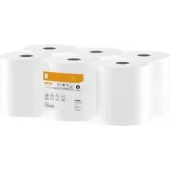 Role ručníkových papírů Satino by Wepa HiCycle, 2vrstvá, 138 m, 100% recyklovaná, vysoce bílá, vaflový vzor, balení 6 ks (319190)