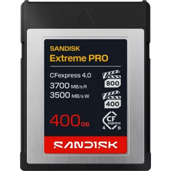 SanDisk Extreme PRO 400GB CFexpress 4.0 Type B Memory Card (SDCFEB-400G-GN4NN)