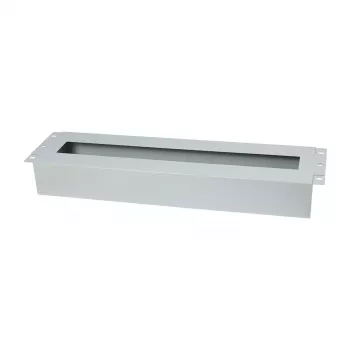 Allnet 19 inch 3U DIN Rail Panel for Circuit Breakers, Depth 61 mm, Front Mounting, Light Grey (ALL-S0002257)