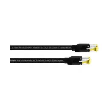 Cordial Cat5e S/UTP Patch Cable RJ45, 0.3 m, Black